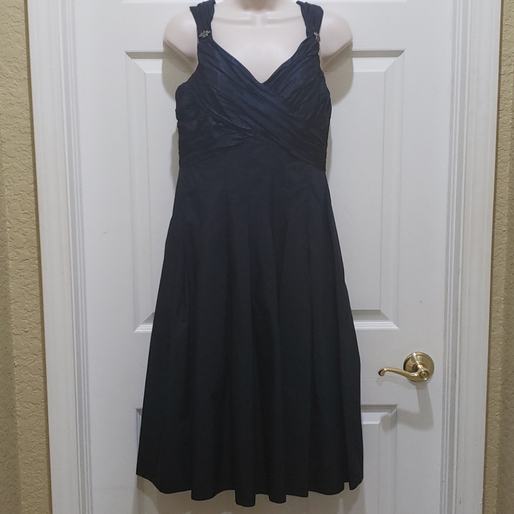 Jones New York Women's Size 8 Blue Cocktail Dress